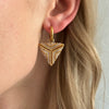 Náušnice TRIANGLE Crystal Gold