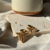 Náušnice TRIANGLE Crystal Gold