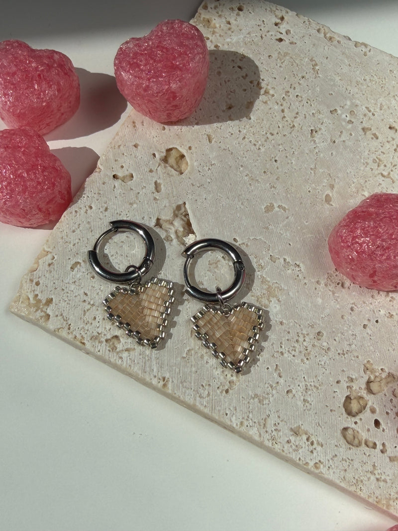 Náušnice HEARTS Silver