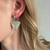 Náušnice TRIANGLE Crystal Silver