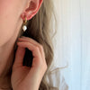 Náušnice Pearl Hoops Menor