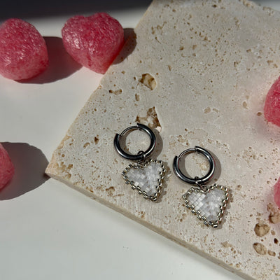 Náušnice HEARTS Silver