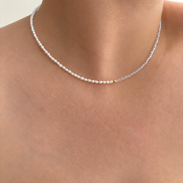 Perlový choker Sky