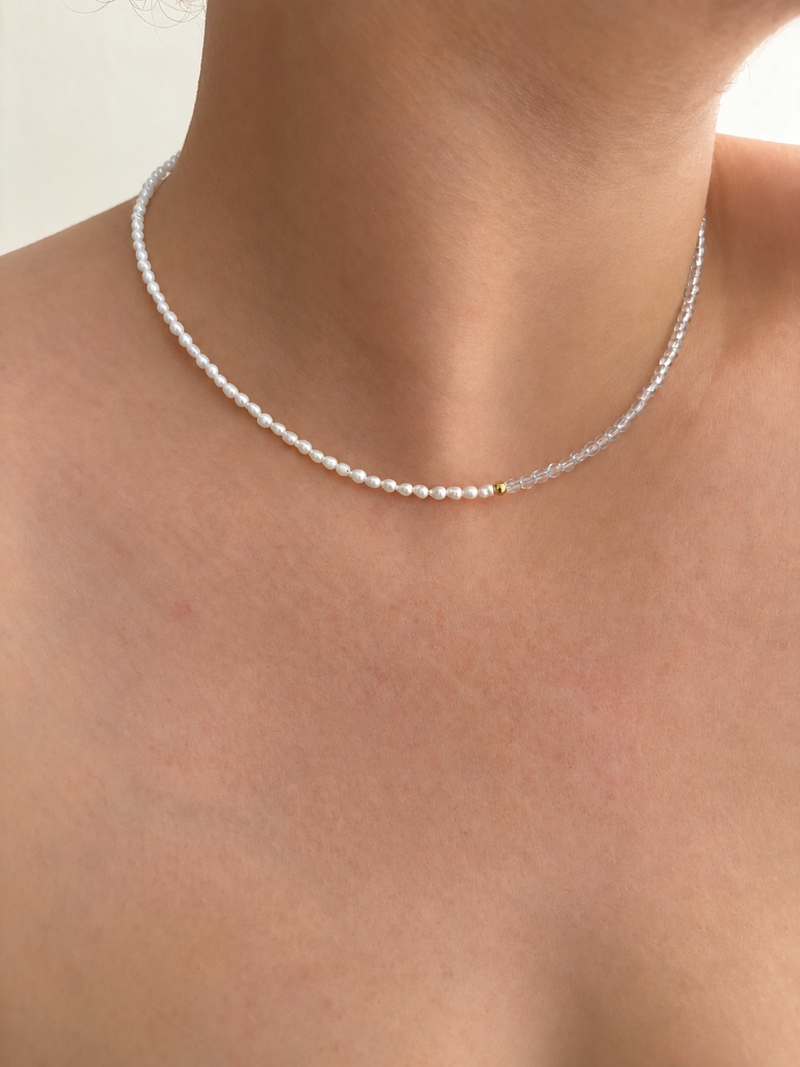 Perlový choker Sky