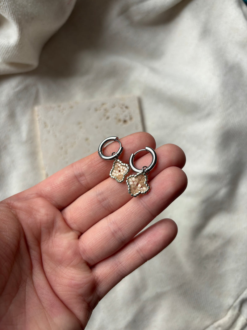 Náušnice CLOVERS Silver