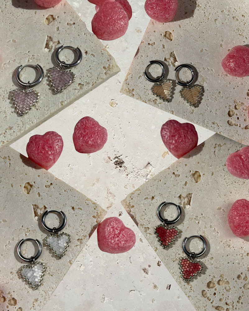Náušnice HEARTS Silver