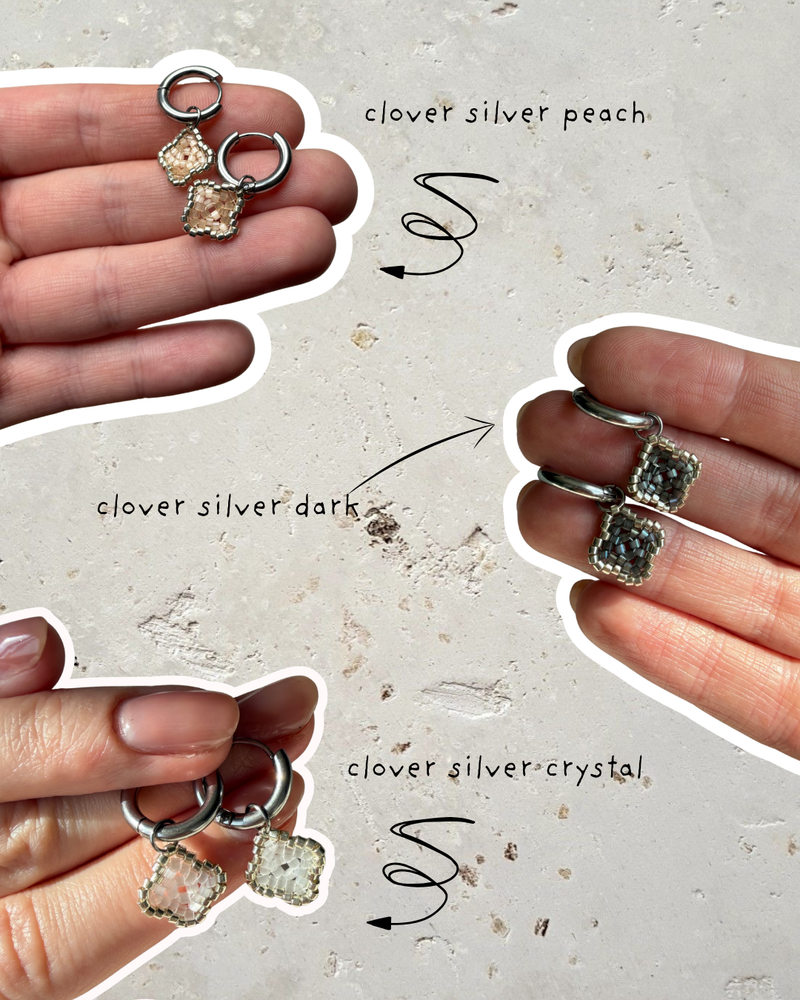 Náušnice CLOVERS Silver